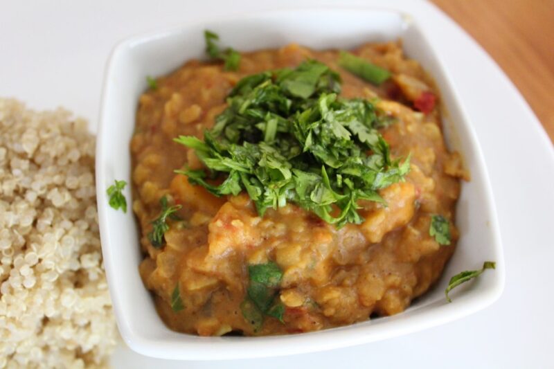 peanut curry plant-based